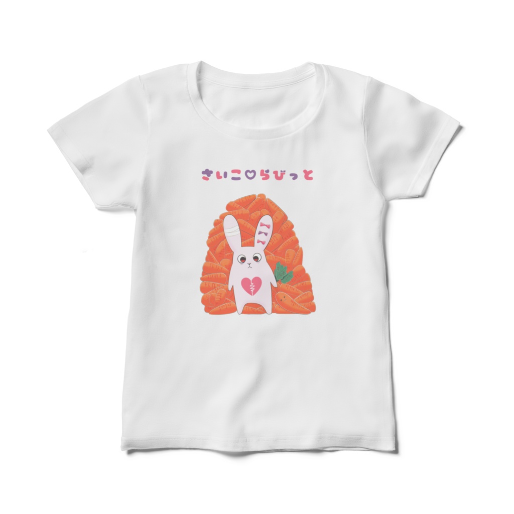 さいこ♡らびっとTシャツ(レディース)