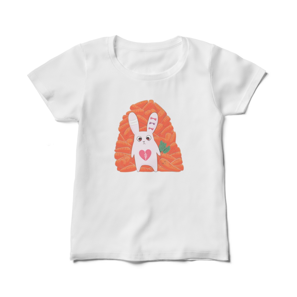 さいこ♡らびっとTシャツ(ロゴなし/レディース)