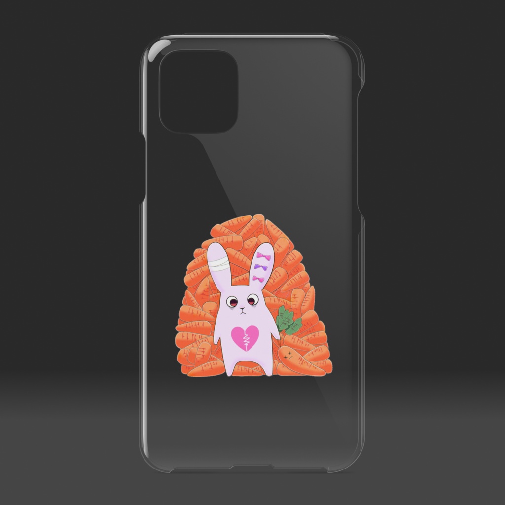 さいこ♡らびっとiPhoneケース(ロゴなし/クリア)