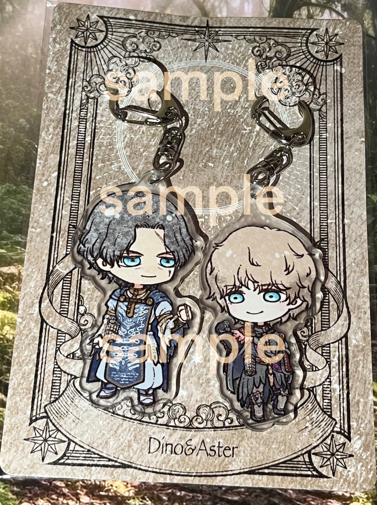 ディノアスちゃんペアアクキー