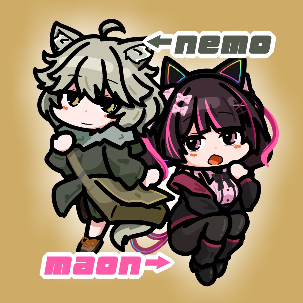 【リアルグッズ】nemo・maonアクキー