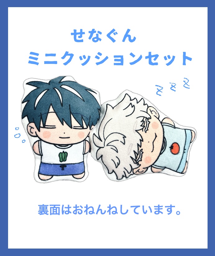 【 在庫分 】J庭58 せなぐんミニクッションセット