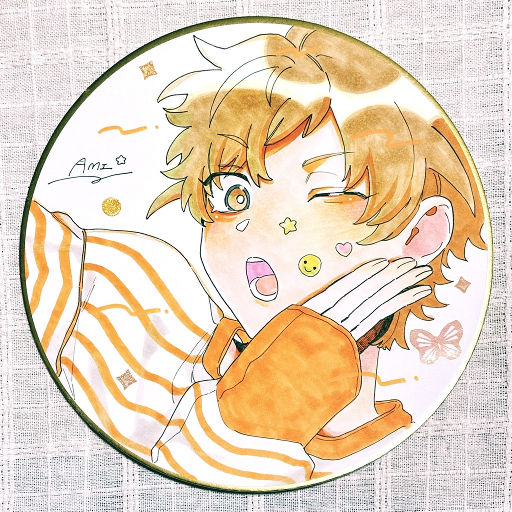 【丸色紙】有海