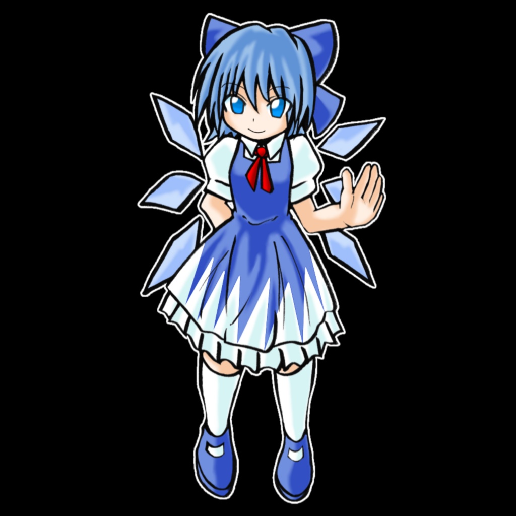 チルノ(東方Project)アクリルキーホルダー