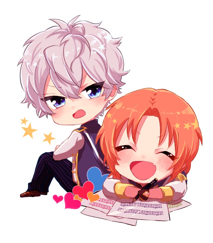 泉＆レオ　キラキラアクキー