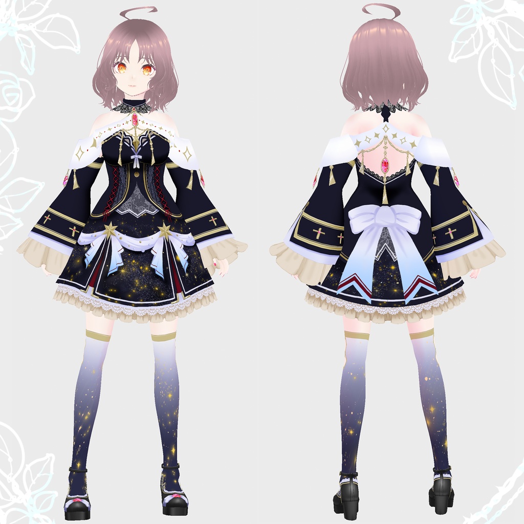 【VRoid用】スターライトドレスセット / Starlight Dresses Set