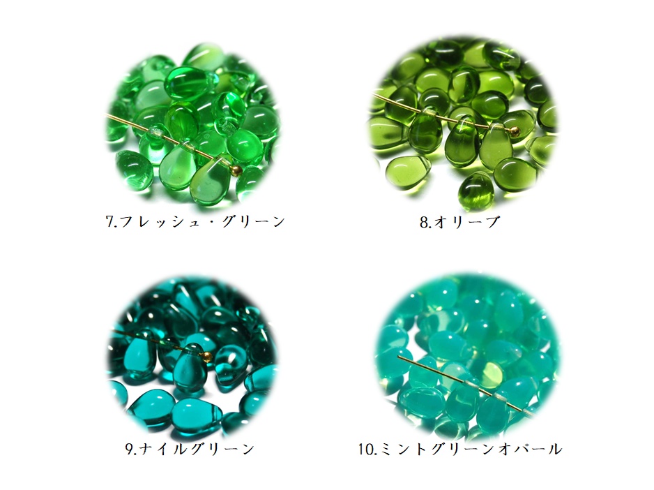 【創作】シンプル・チェコビーズネックレス