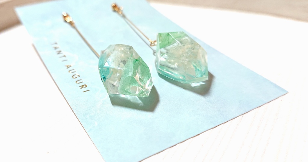 【創作】紫陽花*イヤリング/ピアス