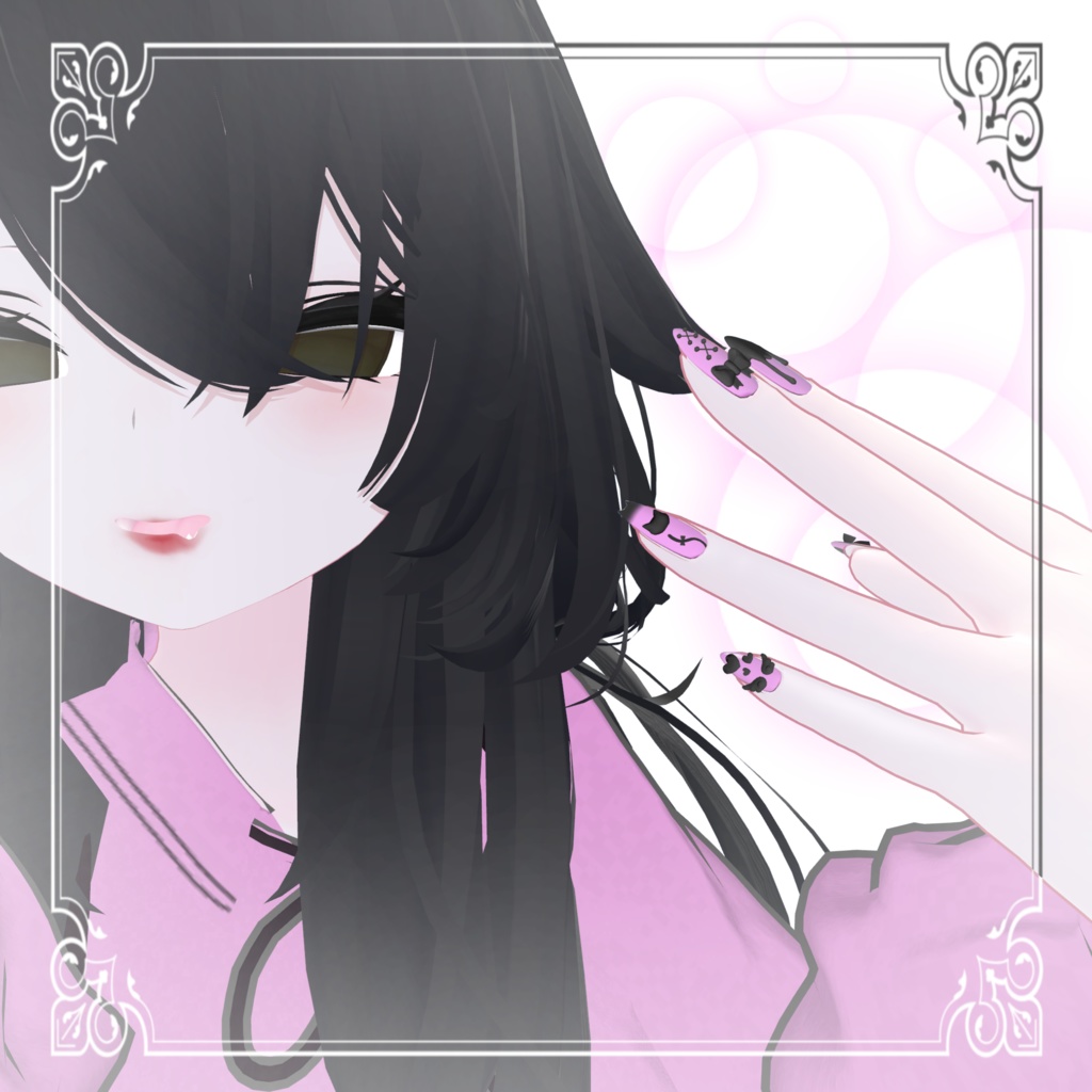 【ルルネ/rurune】地雷ピンクネイル