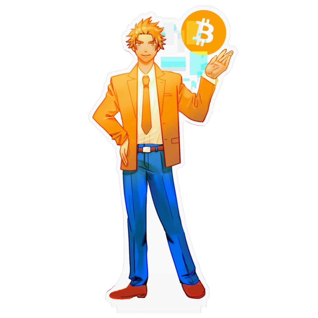 仮想通貨擬人化 ビットコイン