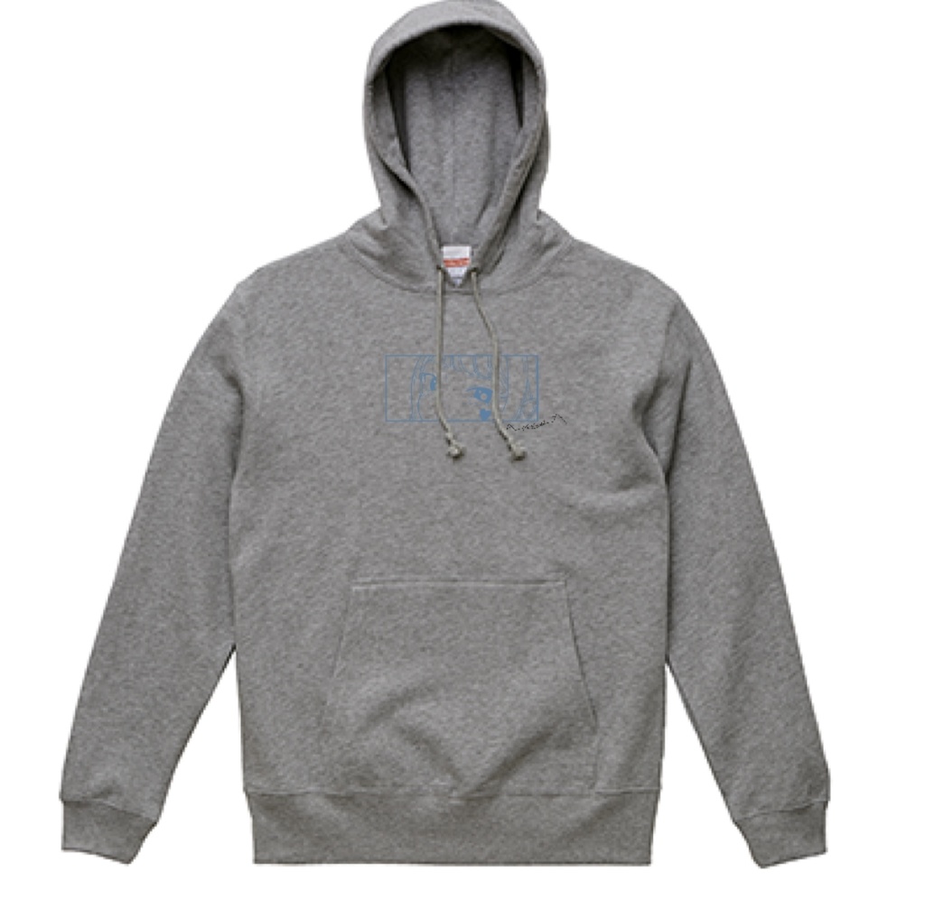 【完全受注】KIrAパーカー gray