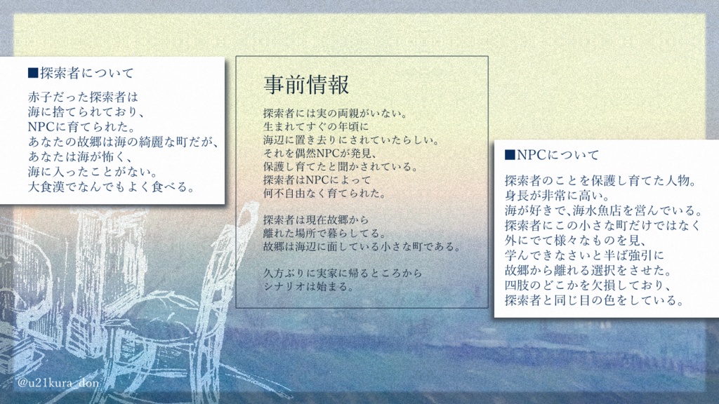 CoC6th「水槽の白波」