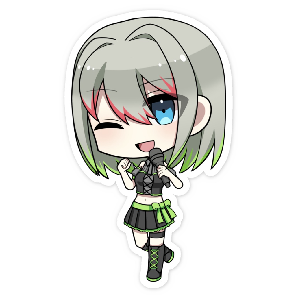 鏡華ちゃんスマホステッカー