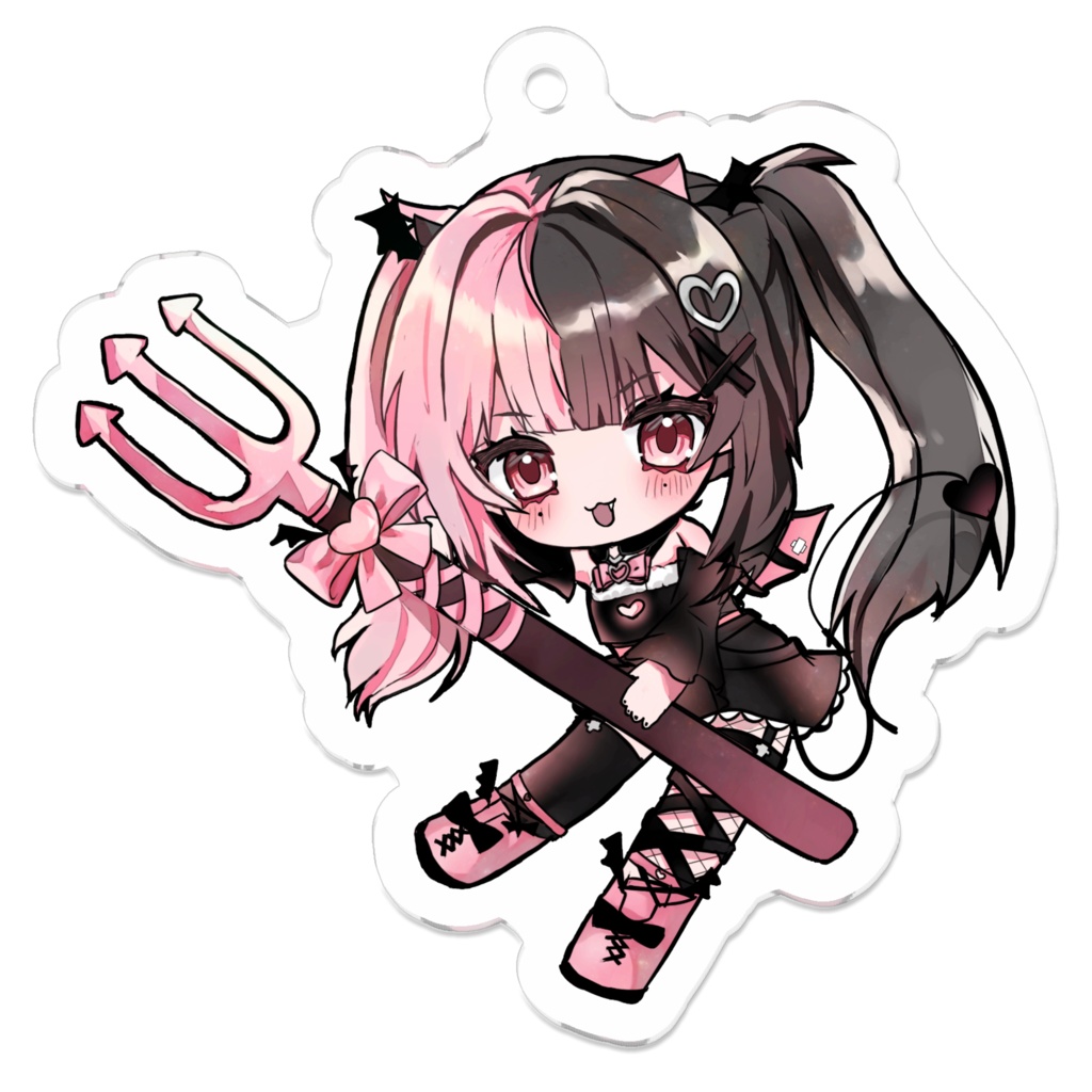 黒羽るるあ アクリルキーホルダー