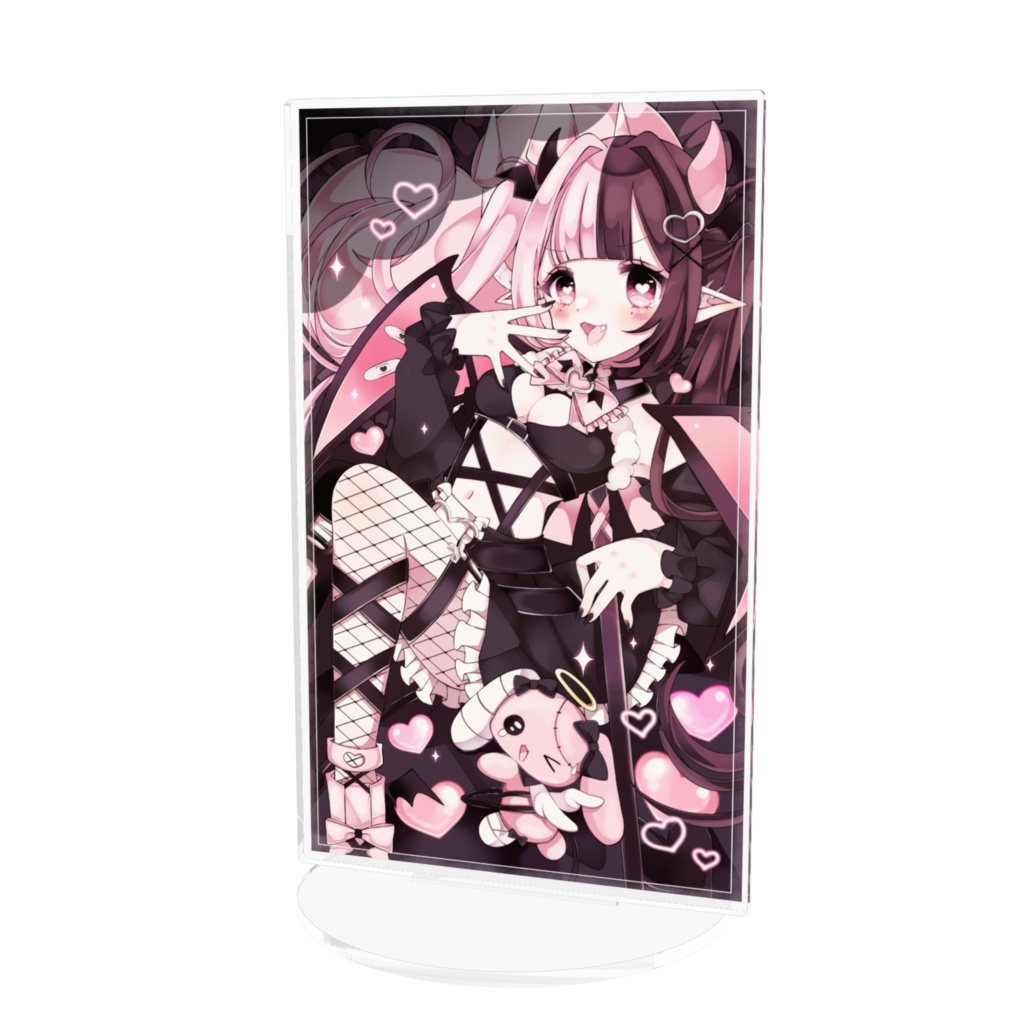 ♥黒羽るるあ♥　アクリルフィギュア