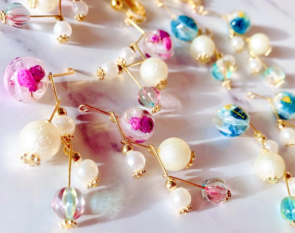 紫夕 イメージイヤリング/ピアス