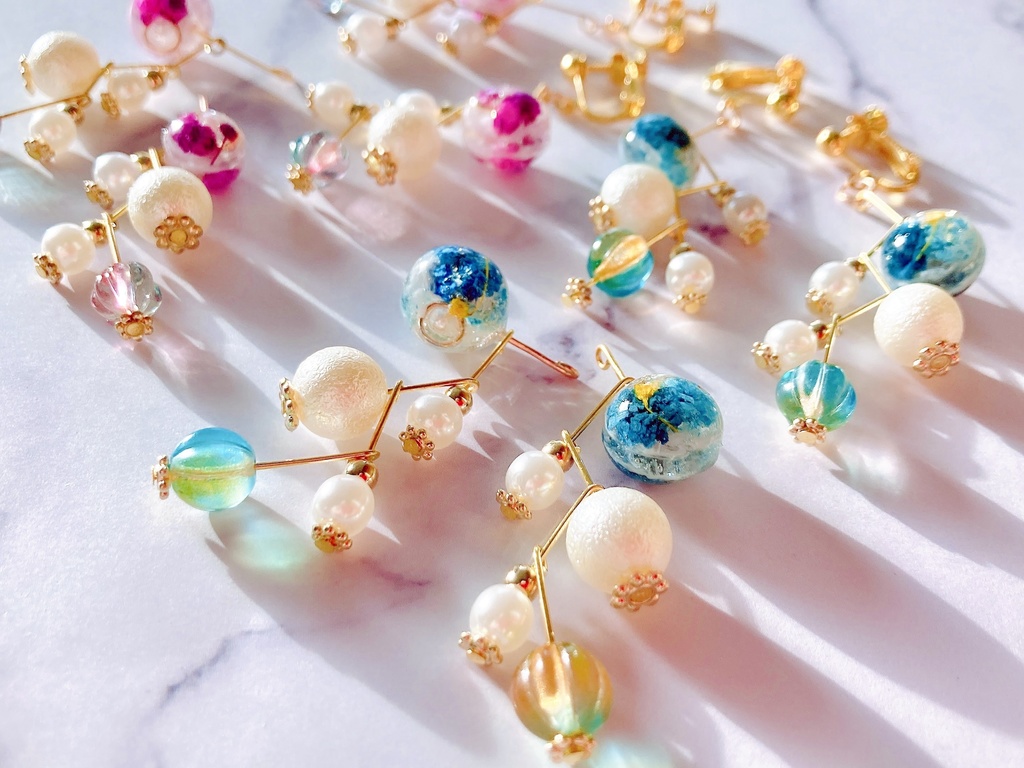 紫夕 イメージイヤリング/ピアス