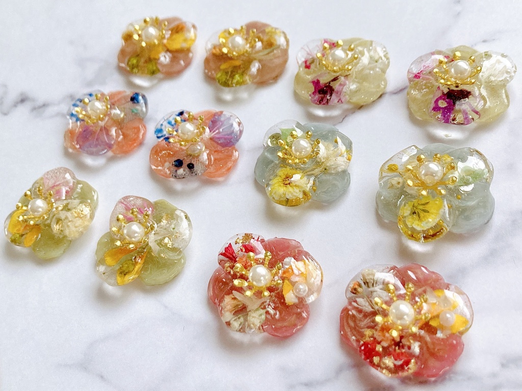 お花のイヤリング