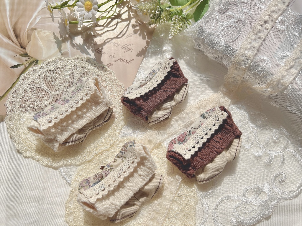 お花柄セーラーとカーディガンセット