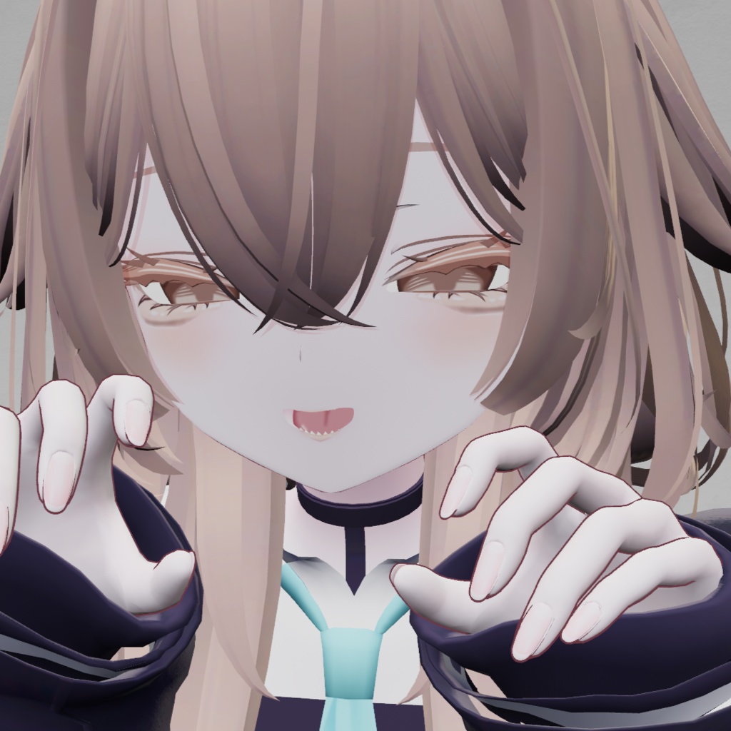 【ルルネ】Make&Eye カフェラテメイク 舌付き