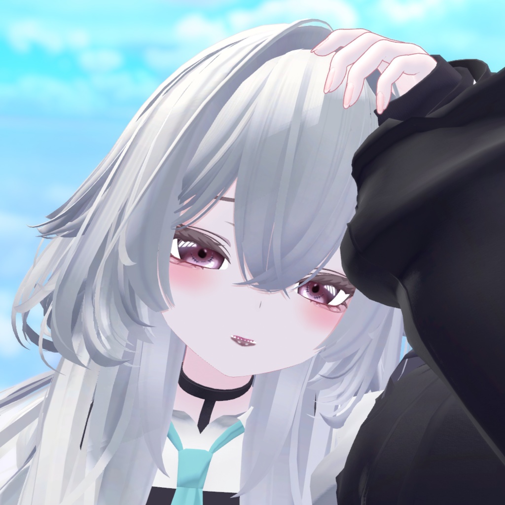 【VRchat】rurune Make&Eye ベリーショコラメイク 舌付き