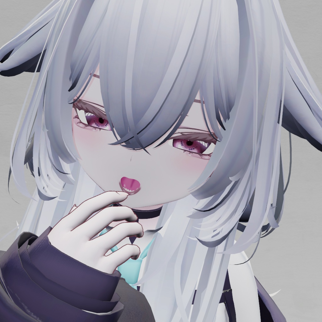 【VRchat】rurune Make&Eye ベリーショコラメイク 舌付き