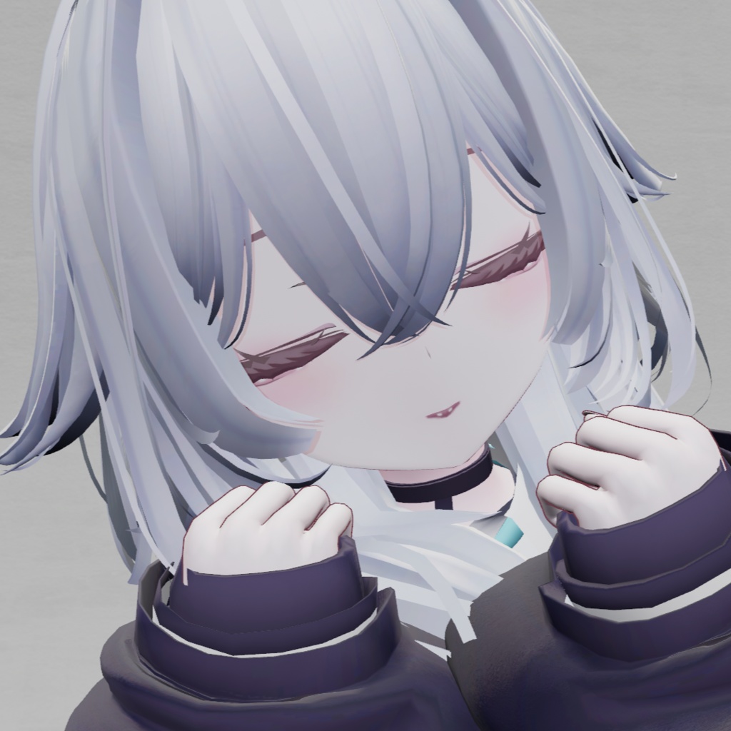 【VRchat】rurune Make&Eye ベリーショコラメイク 舌付き