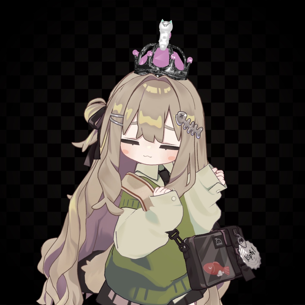 【MA対応】回るへむにゃんこ王冠