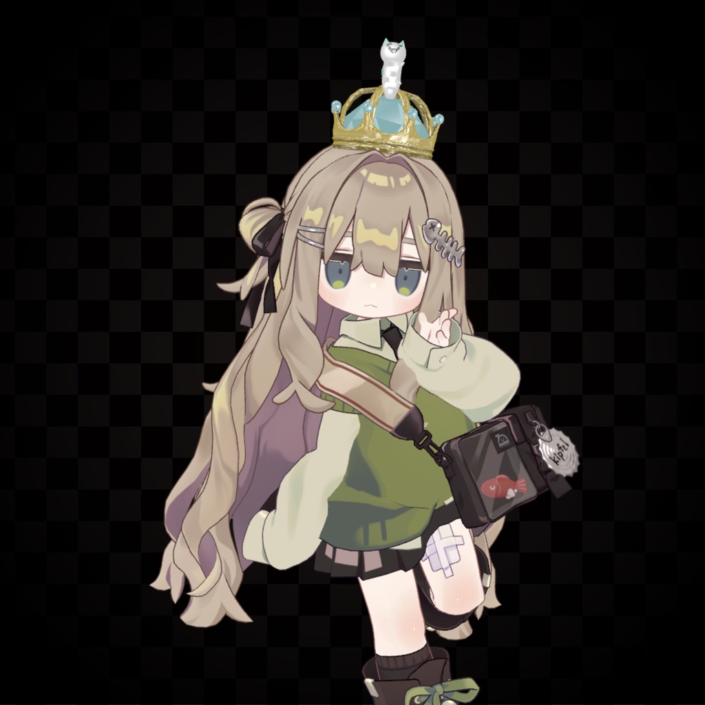 【MA対応】回るへむにゃんこ王冠