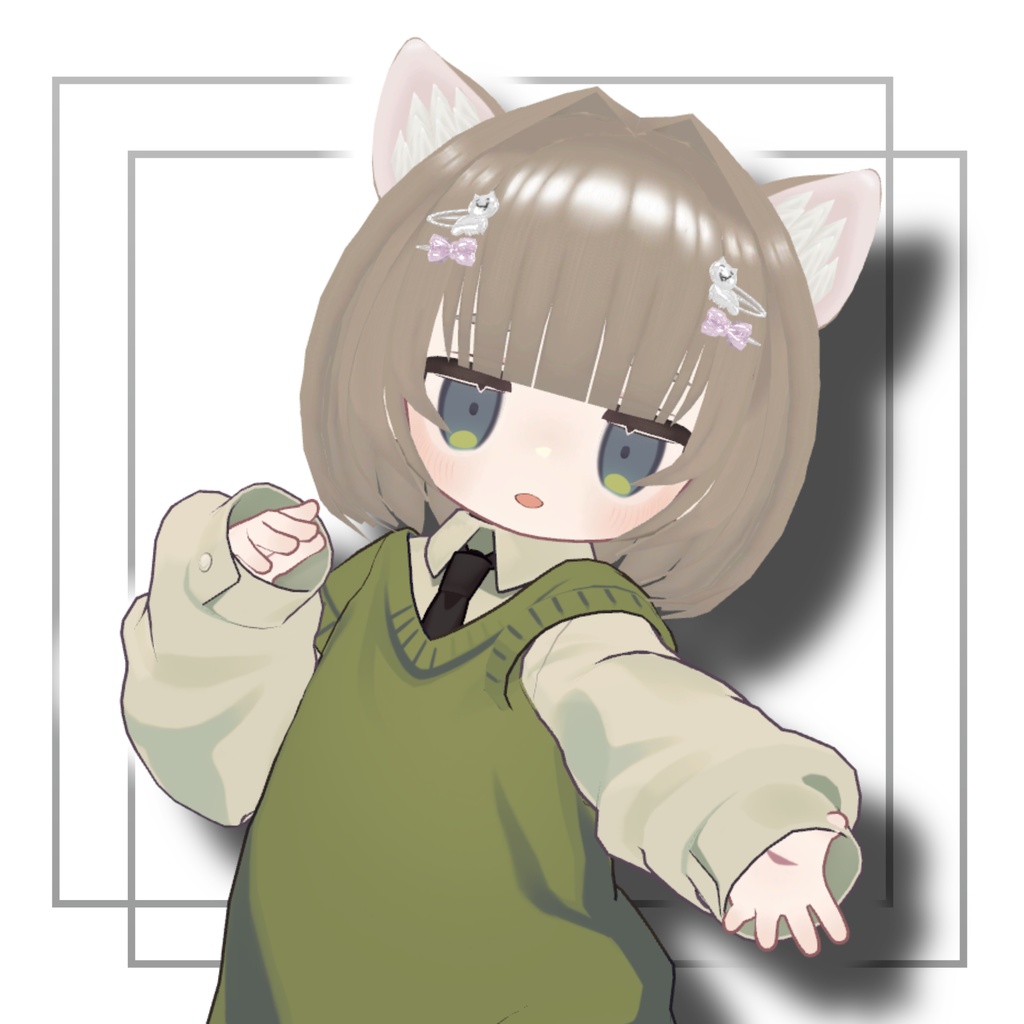 【SALE】重ためCatbobu Hair 《7アバター対応》