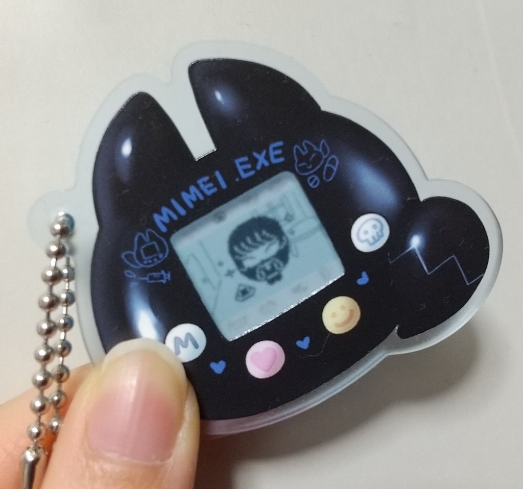 初恋焦って砕けたら 電子ペットゲーム風アクキー