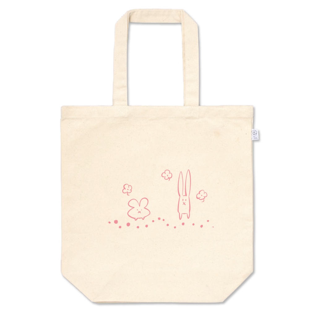 しあわせうさぎーず　トートバッグ