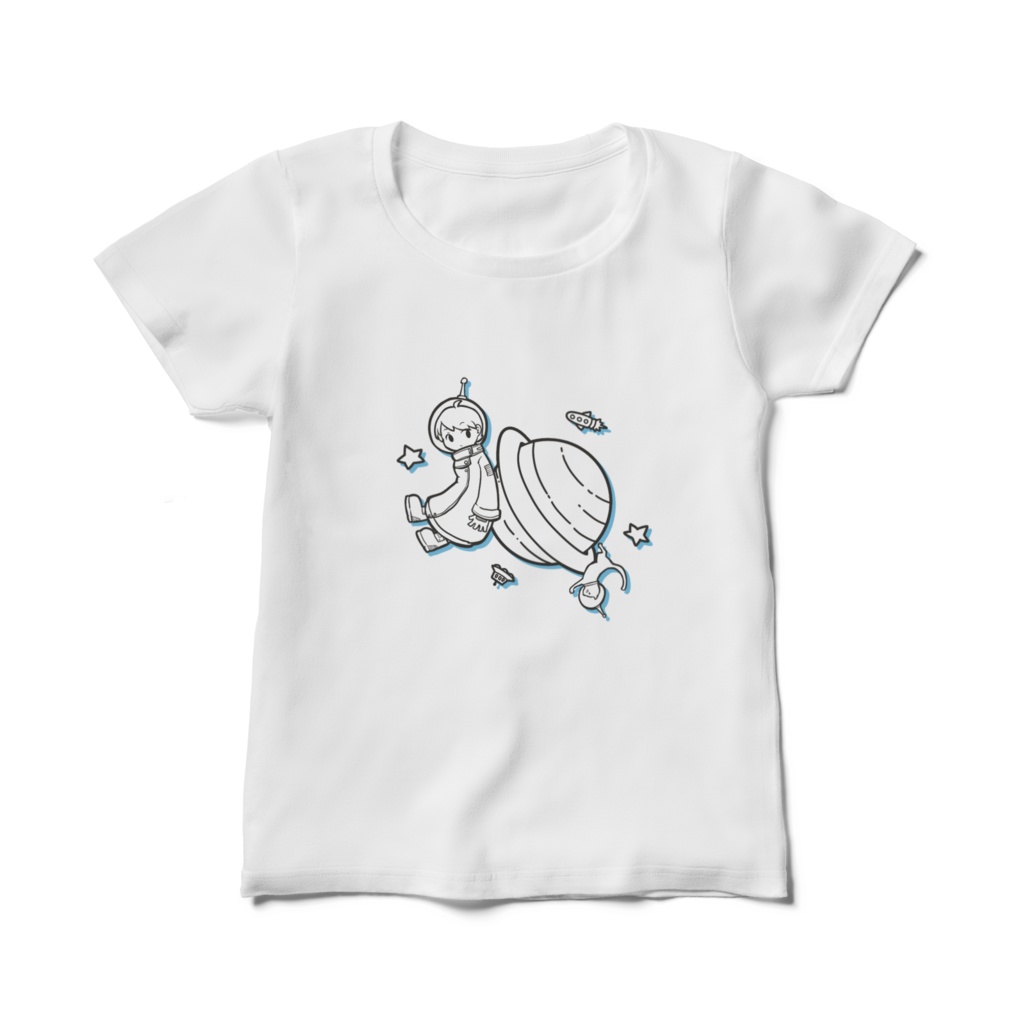 cosmic travel Tシャツ(レディース)
