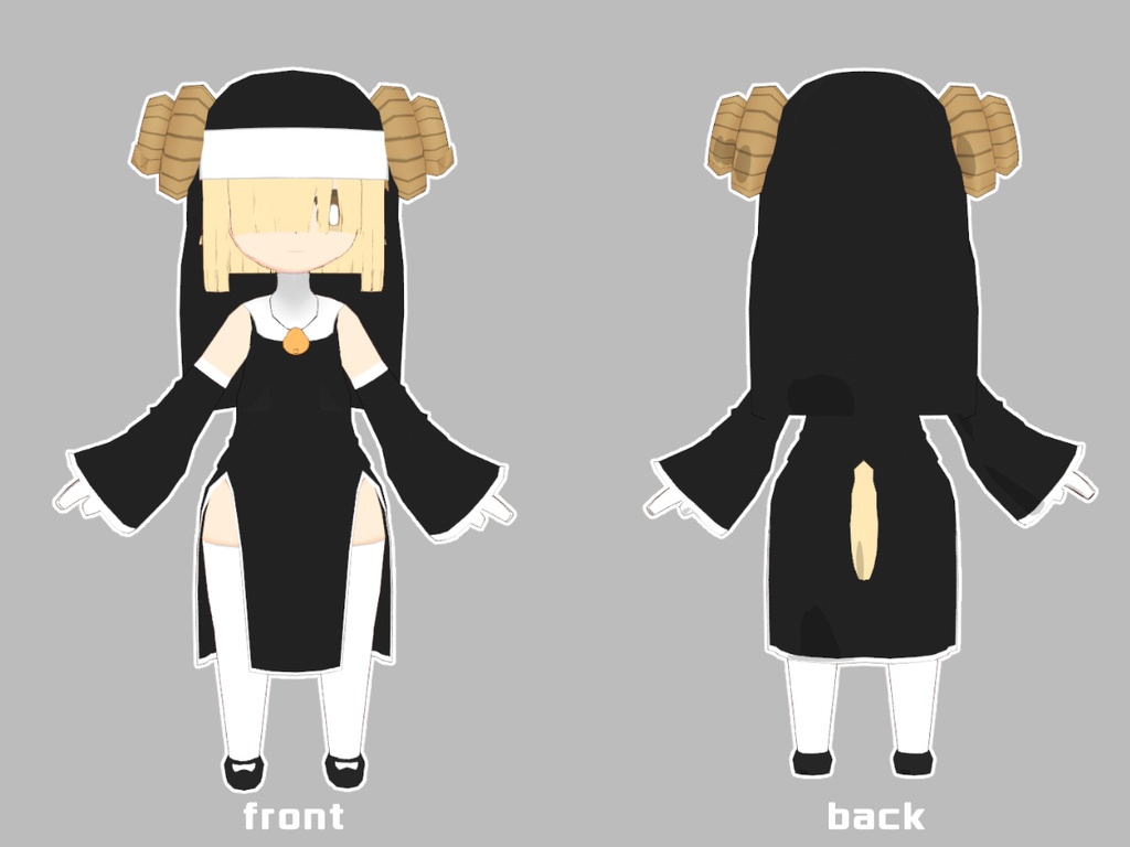 【オリジナル3Dモデル】まきづのしすたー・ペコ【VRM】