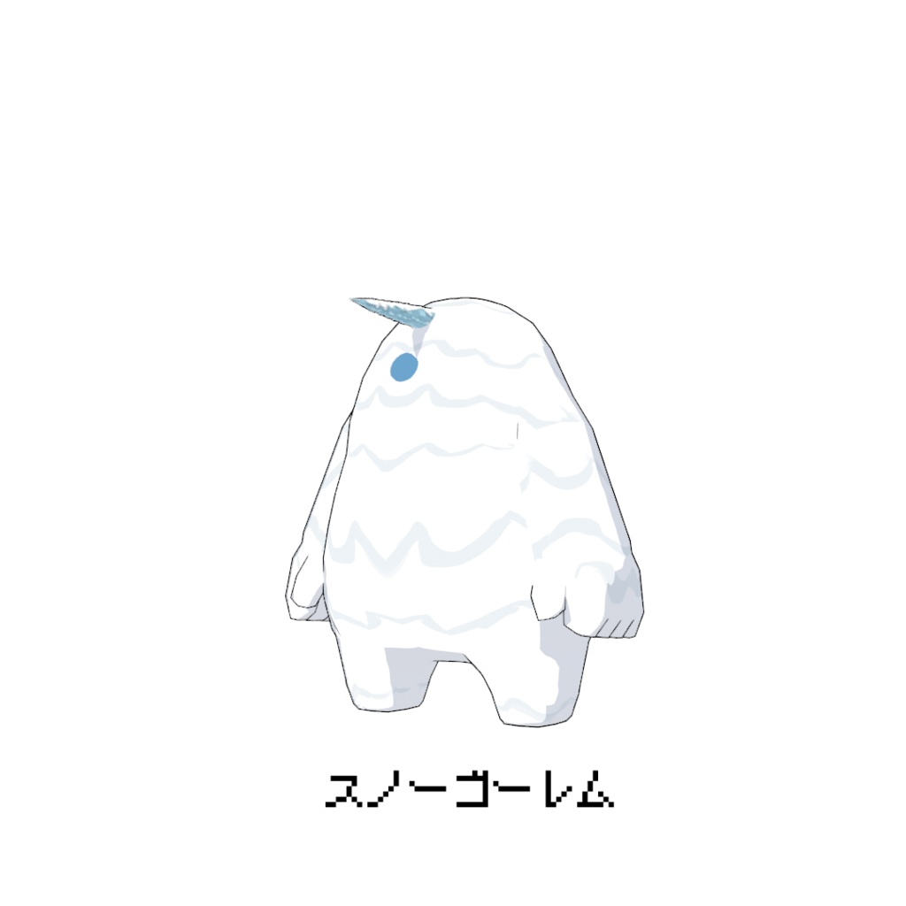 【Cluster向け】ゴーレムちゃん【VRM】