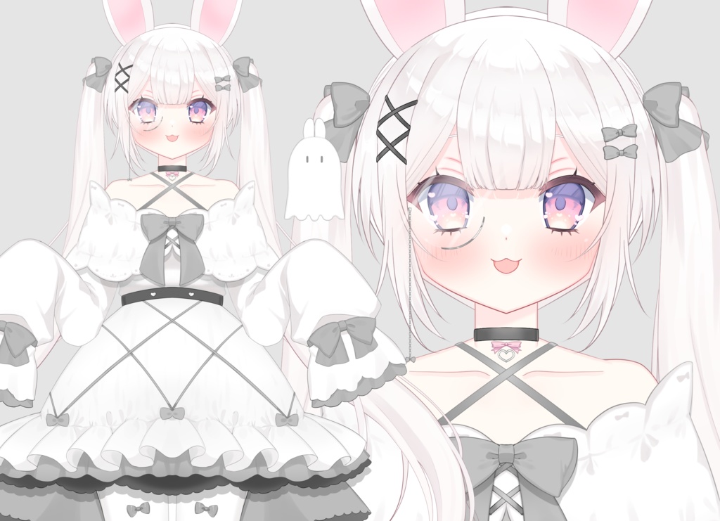 【限定1点】おばけうさぎの女の子【VTS対応】