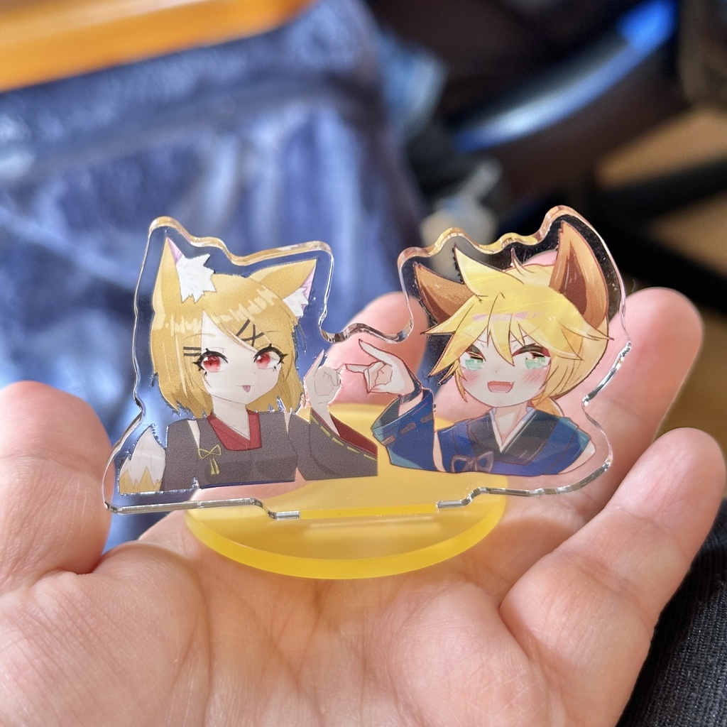 チョコっとべあー×鬼燕コラボ 妖狐リンレン アクスタ