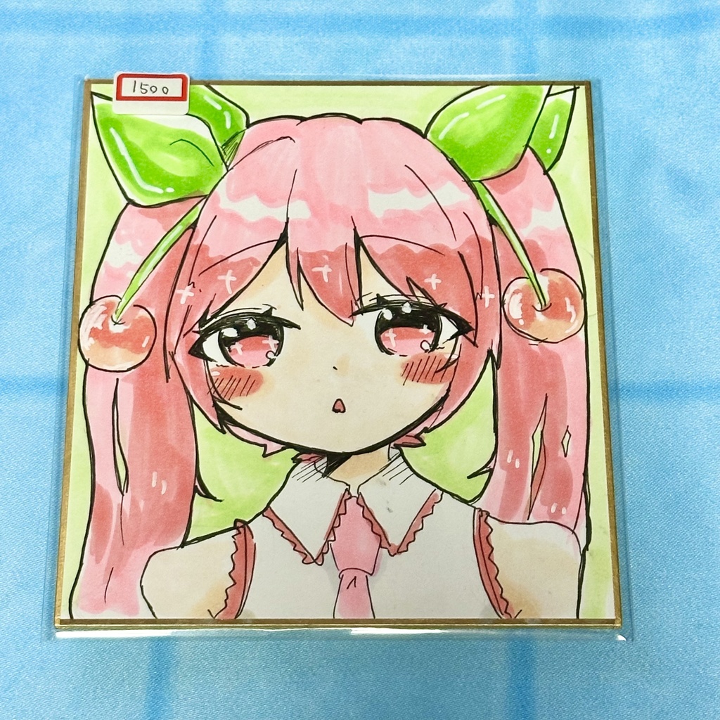 初音ミク 桜ミク ミニ色紙