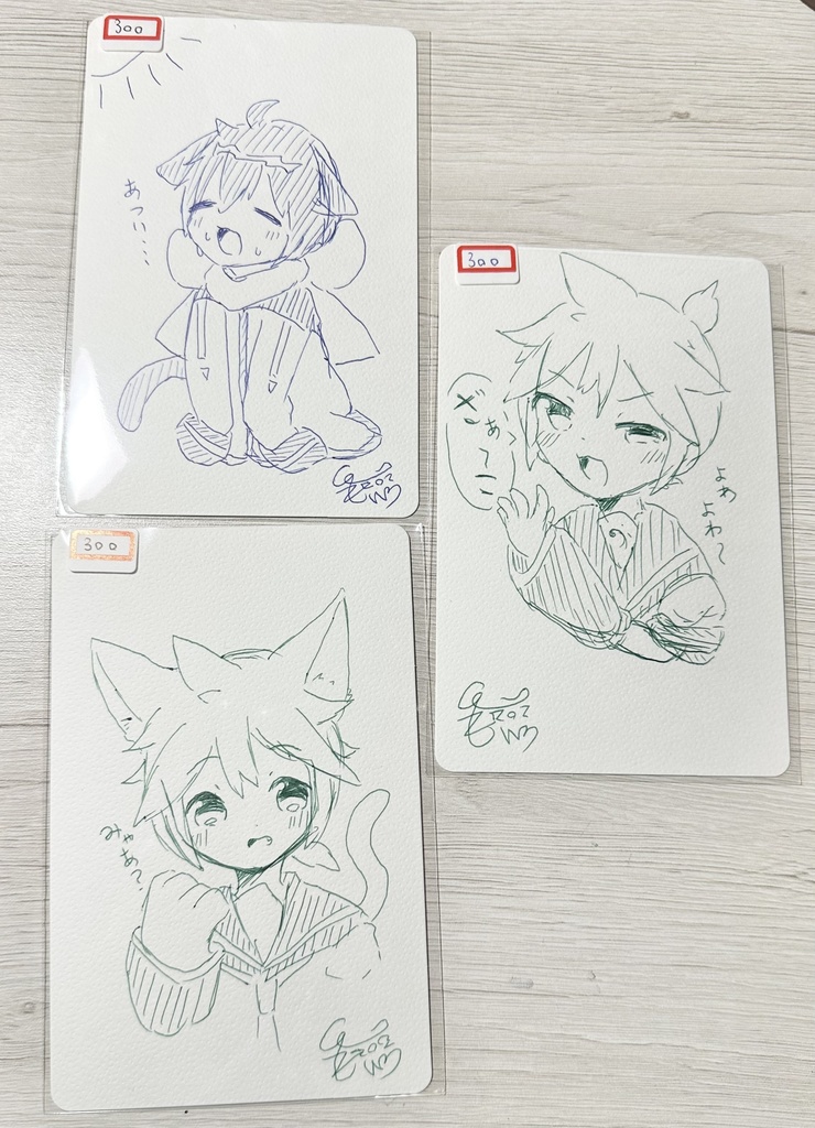KAITO、レン ドローイング