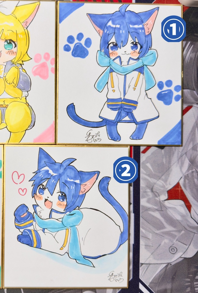 けもKAITO ミニ色紙