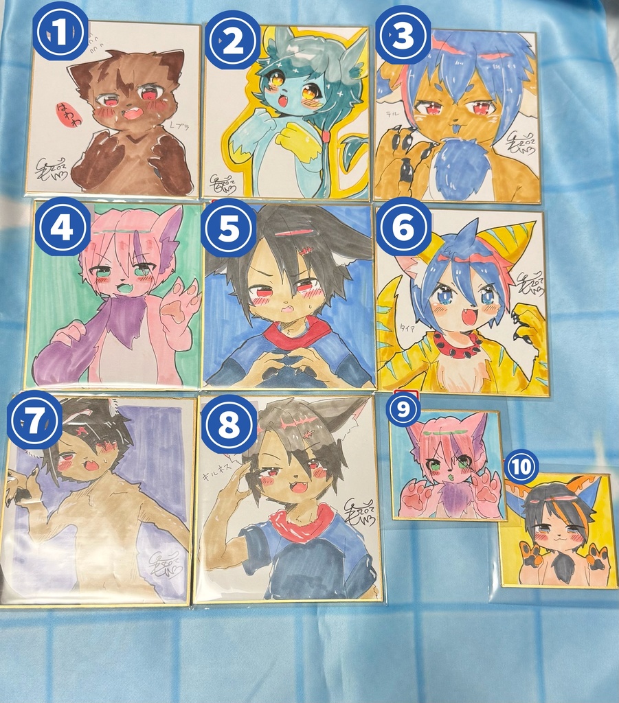 オリケモ 色紙
