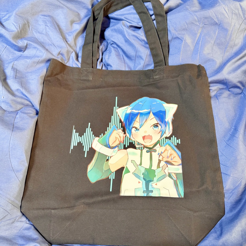 ネコサイバー トートバッグ