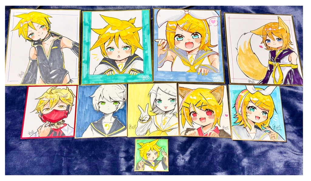 鏡音リン・レン 色紙まとめ