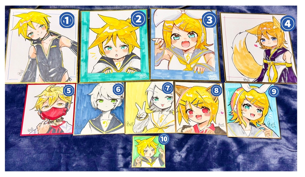 鏡音リン・レン 色紙まとめ