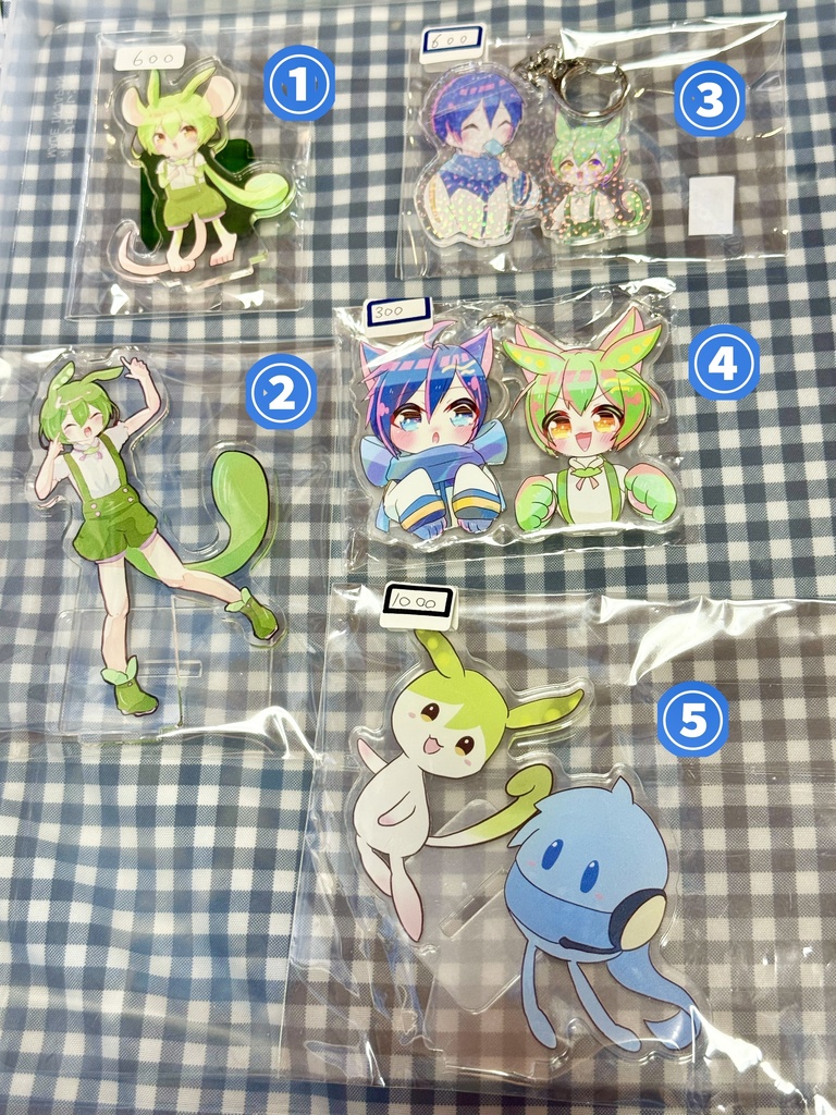 ずんだもん・KAITO  アクスタ・アクキーまとめ