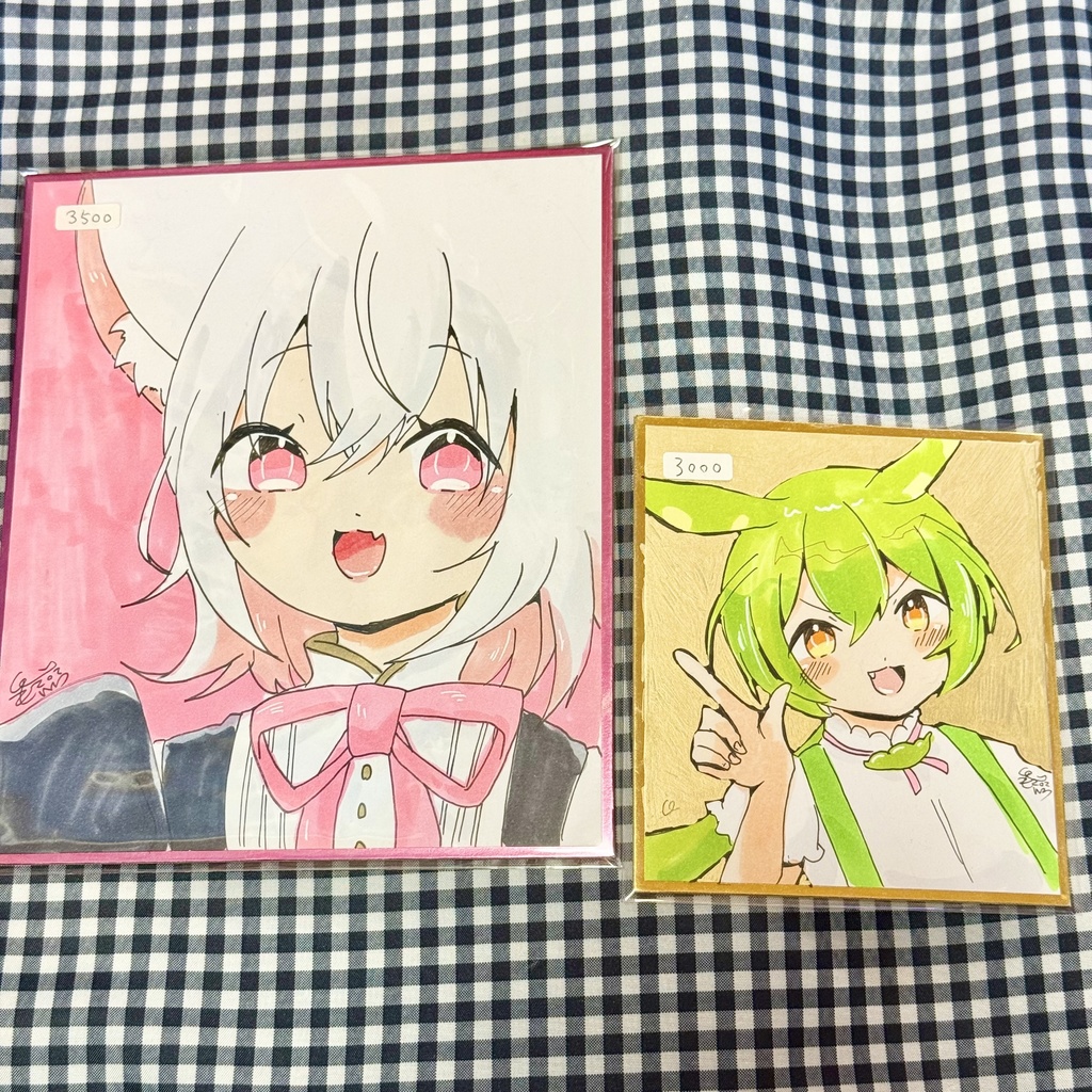 小夜・ずんだもん 色紙