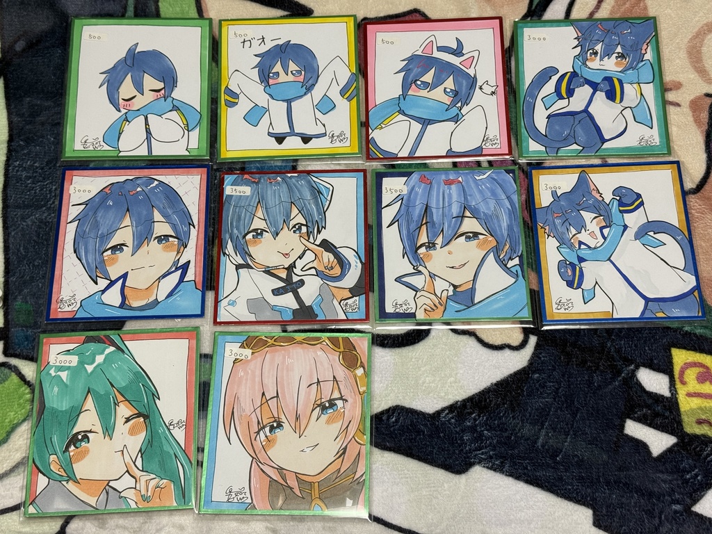 超ボーマス62 ミニ色紙