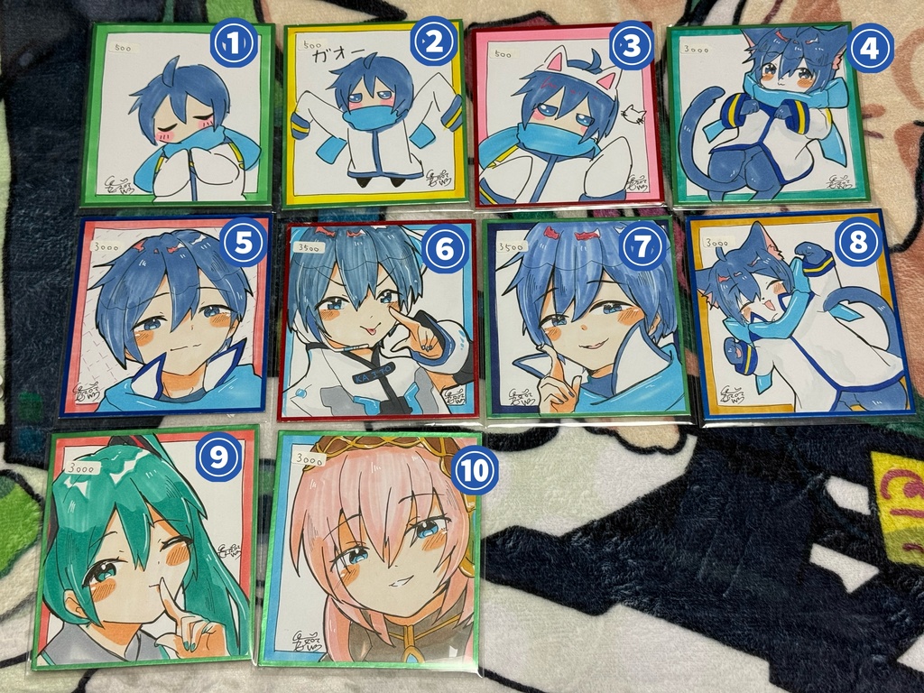 超ボーマス62 ミニ色紙