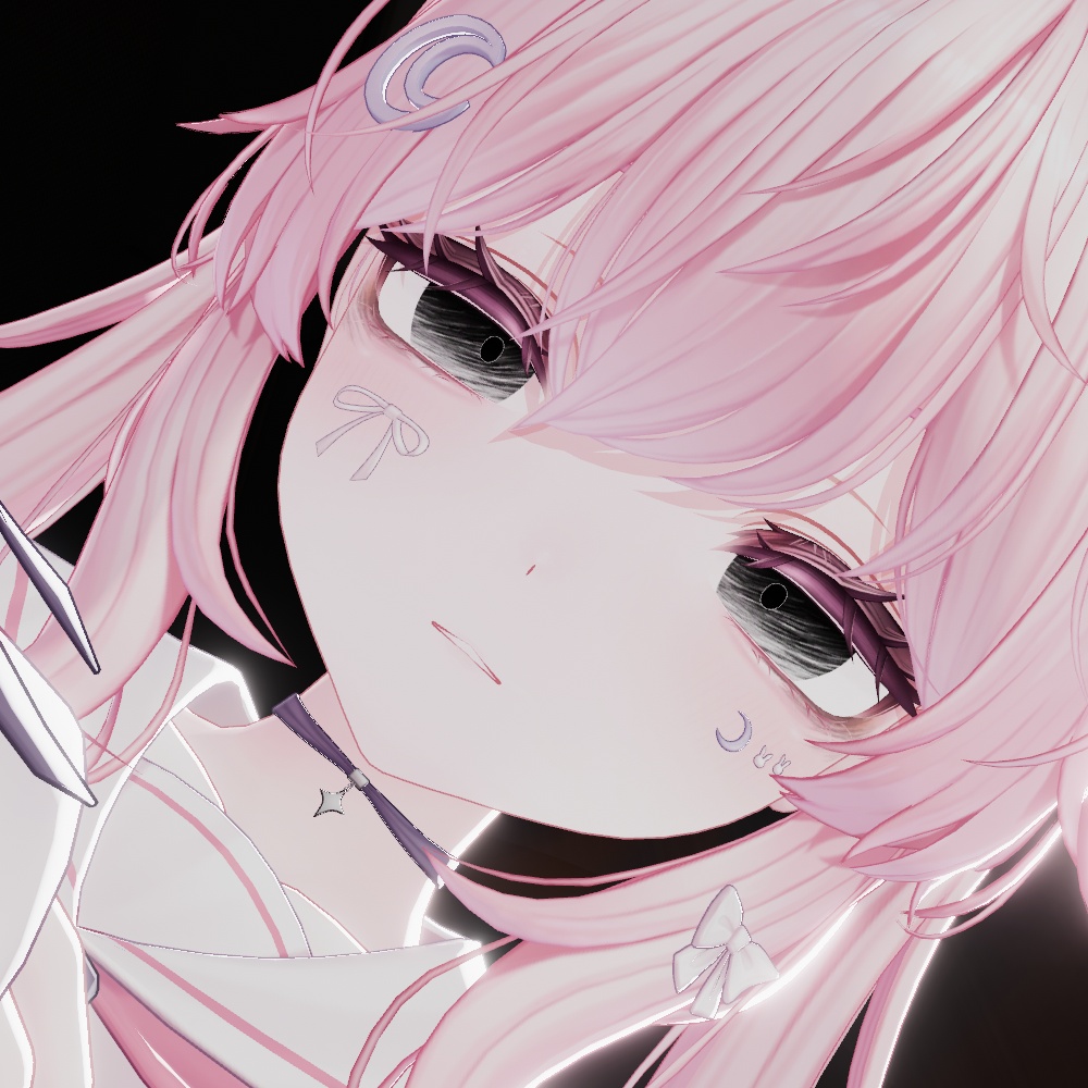 【5アバター対応】がさがさ病みメイク&アイテクスチャ Eyes&Makeup Texture【VRC】