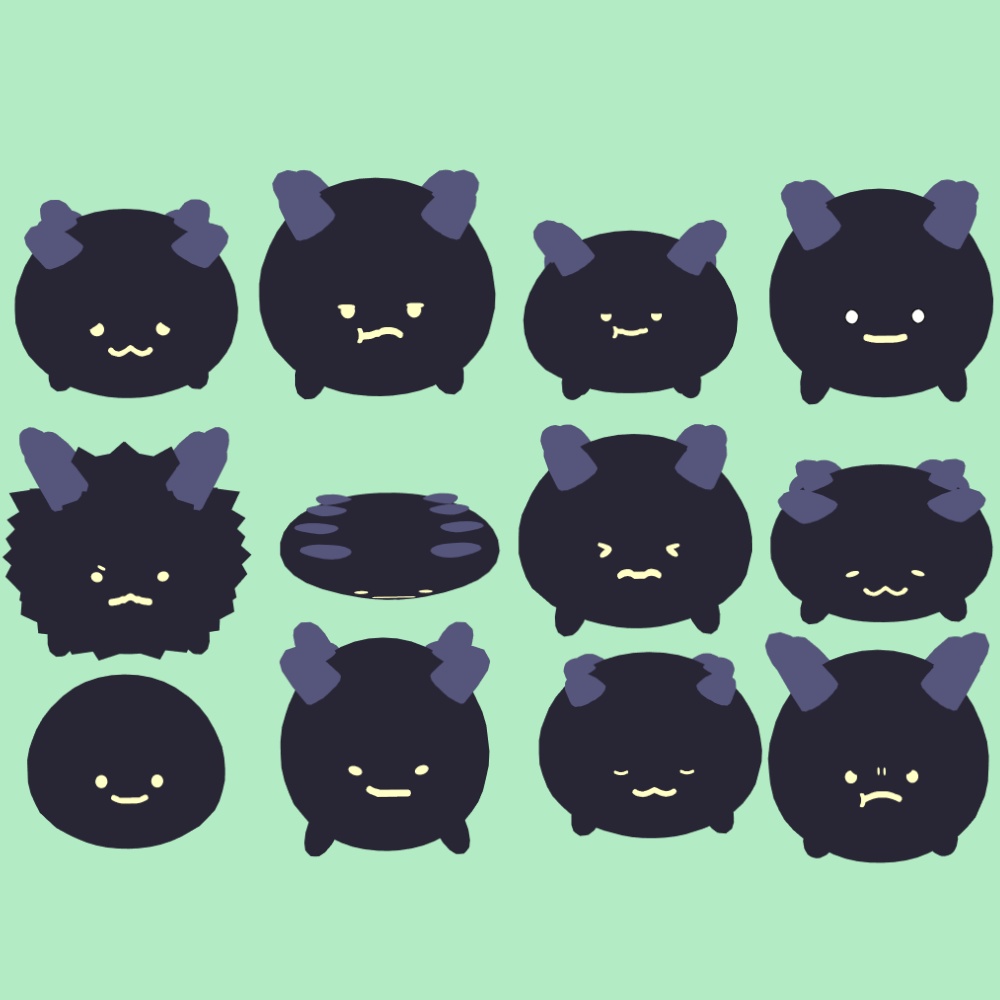 のびる!なまこちゃん オリジナルアバター3Dモデル